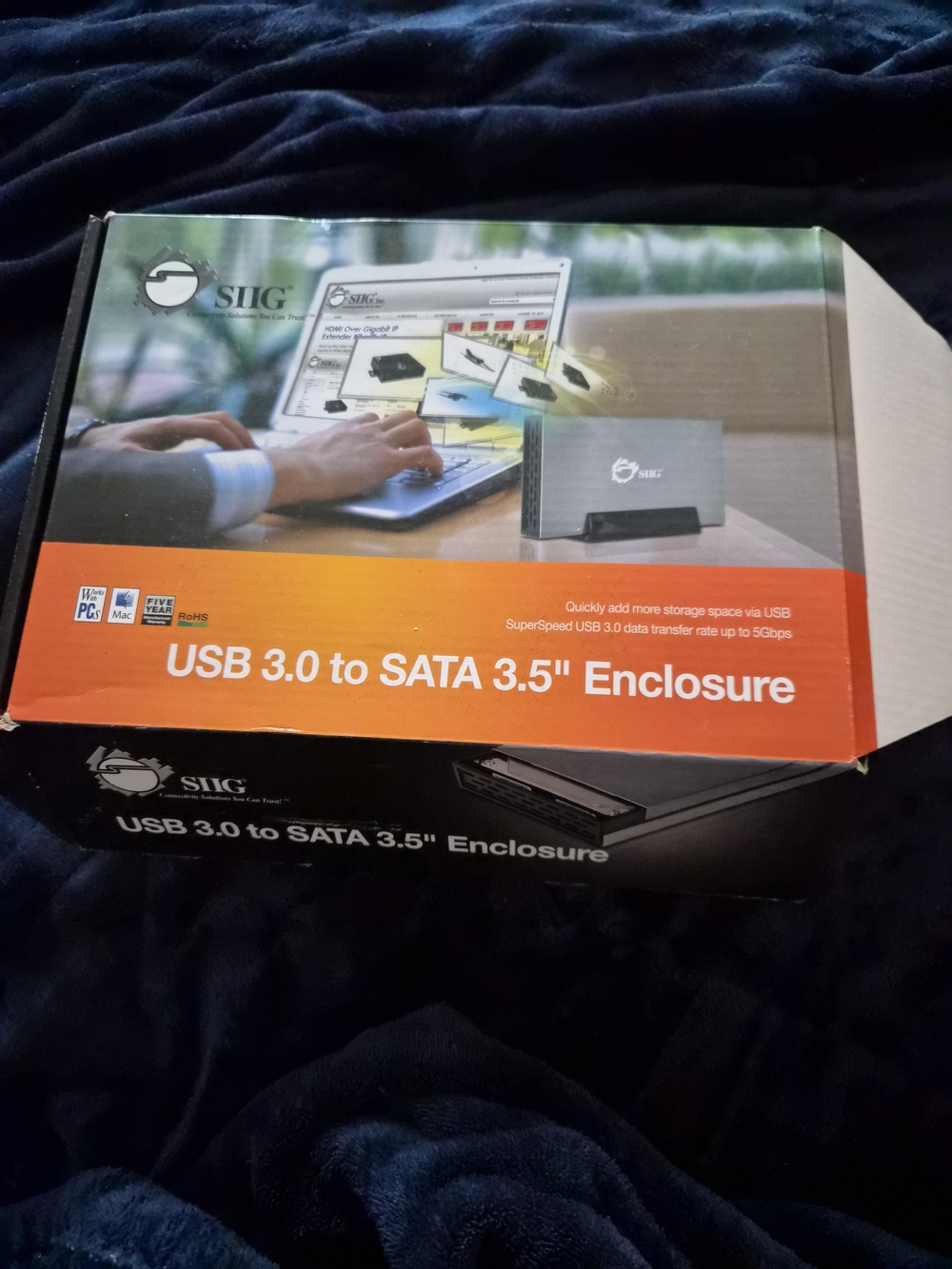 USB 3.0 to SATA 3.5" Enclosure - Silver